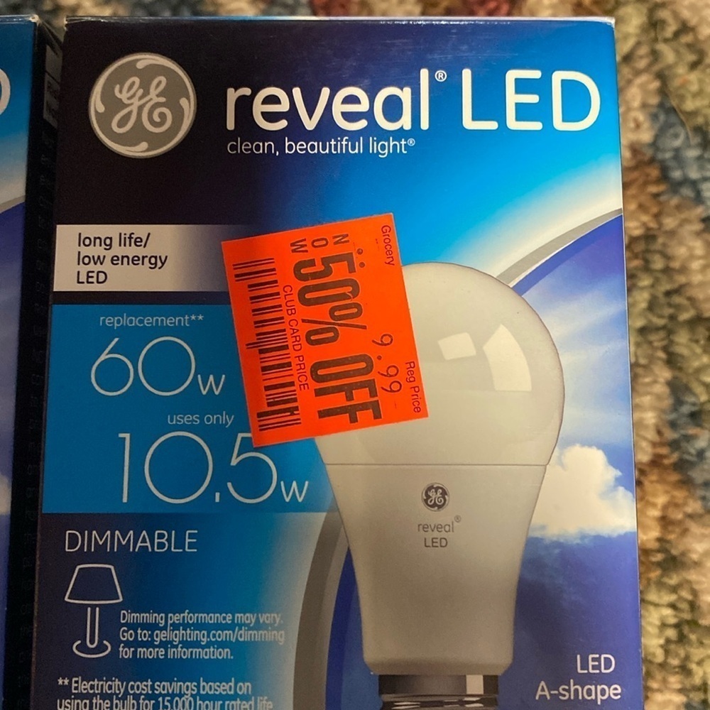 Reveal LED Dimmable Light Bulbs - Picture 3 of 9